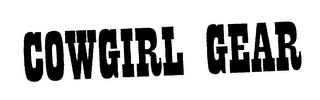 COWGIRL GEAR logo