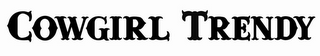 COWGIRL TRENDY logo