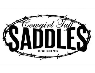 COWGIRL TUFF SADDLES ESTABLISHED 2017 logo