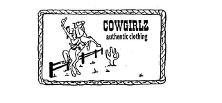 COWGIRLZ AUTHENTIC CLOTHING logo