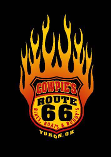 COWPIE'S ROUTE 66 BIKES, BOATS, & BUGGY'S YUKON.OK logo