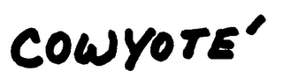 COWYOTE' logo