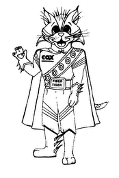 COX COMMUNICATIONS FIBER TIGER logo
