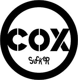 COX SUCKER logo