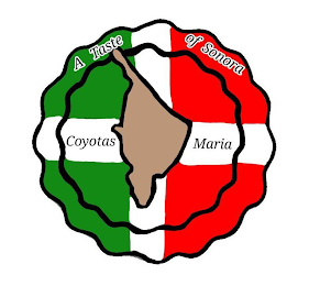 COYOTAS MARIA A TASTE OF SONORA logo