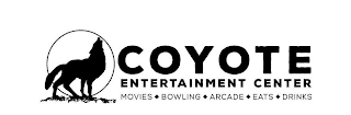 COYOTE ENTERTAINMENT CENTER MOVIES BOWLING ARCADE EATS DRINKS logo