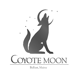 COYOTE MOON BELFAST, MAINE logo