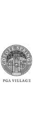 COYOTE SPRINGS PGA VILLAGE logo