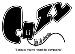 COZY DIGITAL X-RAY SLEEVE COVER "BECAUSE YOU'VE HEARD THE COMPLAINTS" logo
