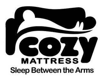 COZY MATTRESS SLEEP BETWEEN THE ARMS logo