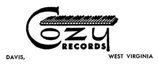 COZY RECORDS DAVIS, WEST VIRGINIA logo
