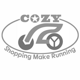 COZY SHOPPING MAKE RUNNING logo