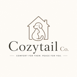 COZYTAIL CO. COMFORT FOR THEM. PEACE FOR YOU. logo