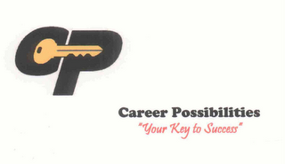 CP CAREER POSSIBILITIES "YOUR KEY TO SUCCESS" logo