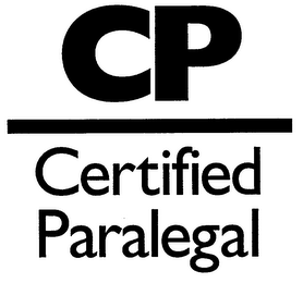 CP CERTIFIED PARALEGAL