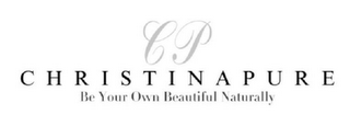 CP CHRISTINAPURE BE YOUR OWN BEAUTIFUL NATURALLY logo
