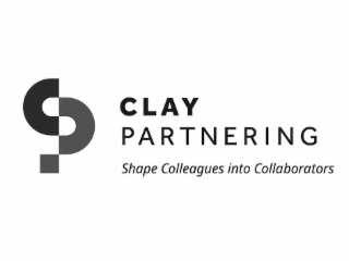 CP CLAY PARTNERING SHAPE COLLEAGUES INTO COLLABORATORS logo