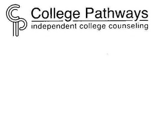 CP COLLEGE PATHWAYS INDEPENDENT COLLEGECOUNSELING logo