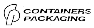 CP CONTAINERS PACKAGING logo