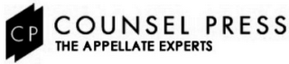 CP COUNSEL PRESS THE APPELLATE EXPERTS logo