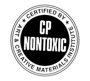 CP NONTOXIC CERTIFIED BY ART & CREATIVE MATERIALS INSTITUTE logo