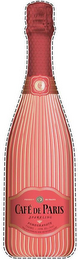 CP PRODUCT OF FRANCE CP PRODUIT DE FRANCE CAFÉ DE PARIS SPARKLING POMEGRANATE 750ML-10% ALC./VOL. MADE WITH SPARKLING WINE AND NATURAL FLAVORS logo