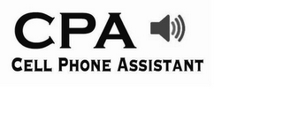 CPA CELL PHONE ASSISTANT logo
