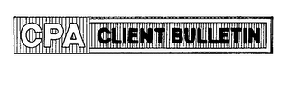CPA CLIENT BULLETIN logo