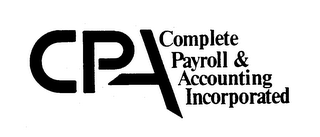 CPA COMPLETE PAYROLL & ACCOUNTING INCORPORATED logo