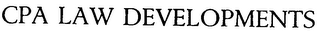 CPA LAW DEVELOPMENTS logo