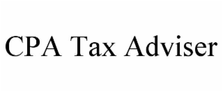 CPA TAX ADVISER logo