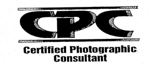 CPC CERTIFIED PHOTOGRAPHIC CONSULTANT logo