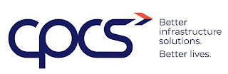 CPCS BETTER INFRASTRUCTURE SOLUTIONS. BETTER LIVES. logo