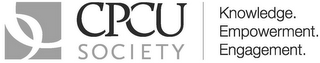 CPCU SOCIETY KNOWLEDGE. EMPOWERMENT. ENGAGEMENT. logo