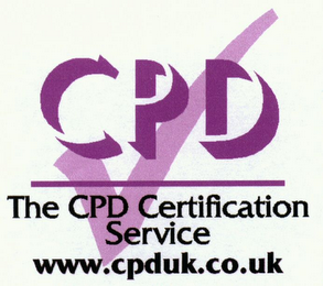 CPD THE CPD CERTIFICATION SERVICE WWW.CPDUK.CO.UK logo