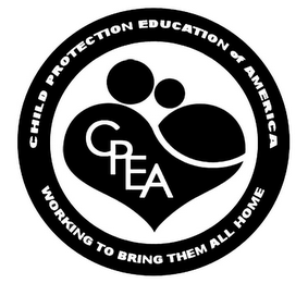 CPEA CHILD PROTECTION EDUCATION OF AMERICA WORKING TO BRING THEM ALL HOME logo