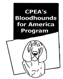 CPEA'S BLOODHOUNDS FOR AMERICA PROGRAM logo