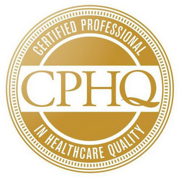 CPHQ CERTIFIED PROFESSIONAL IN HEALTHCARE QUALITY logo
