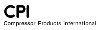 CPI COMPRESSOR PRODUCTS INTERNATIONAL logo