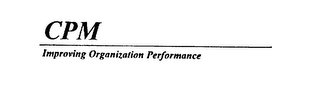 CPM IMPROVING ORGANIZATION PERFORMANCE logo
