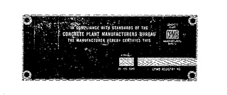 CPMB CONCRETE PLANT MANUFACTURERS BUREAU logo