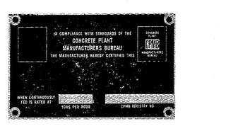 CPMB CONCRETE PLANT MANUFACTURERS BUREAU logo