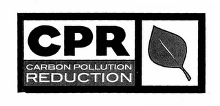 CPR CARBON POLLUTION REDUCTION logo