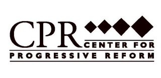 CPR CENTER FOR PROGRESSIVE REFORM logo