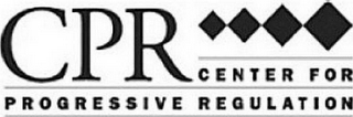 CPR CENTER FOR PROGRESSIVE REGULATION logo