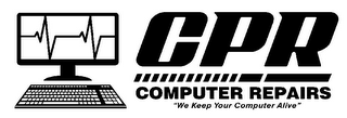CPR COMPUTER REPAIRS "WE KEEP YOUR COMPUTER ALIVE" logo