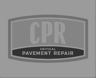CPR CRITICAL PAVEMENT REPAIR logo