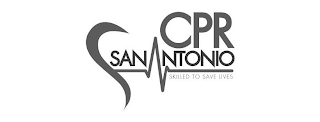 CPR SAN ANTONIO SKILLED TO SAVE LIVES logo