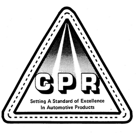 CPR SETTING A STANDARD OF EXCELLENCE IN AUTOMOTIVE PRODUCTS logo