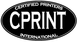 CPRINT CERTIFIED PRINTERS INTERNATIONAL logo